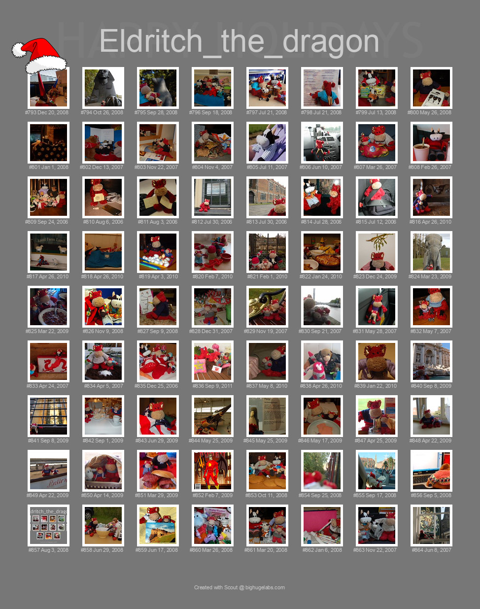 Find your photos in Flickr's Explore pages. Make a unique poster to show the world your achievement.