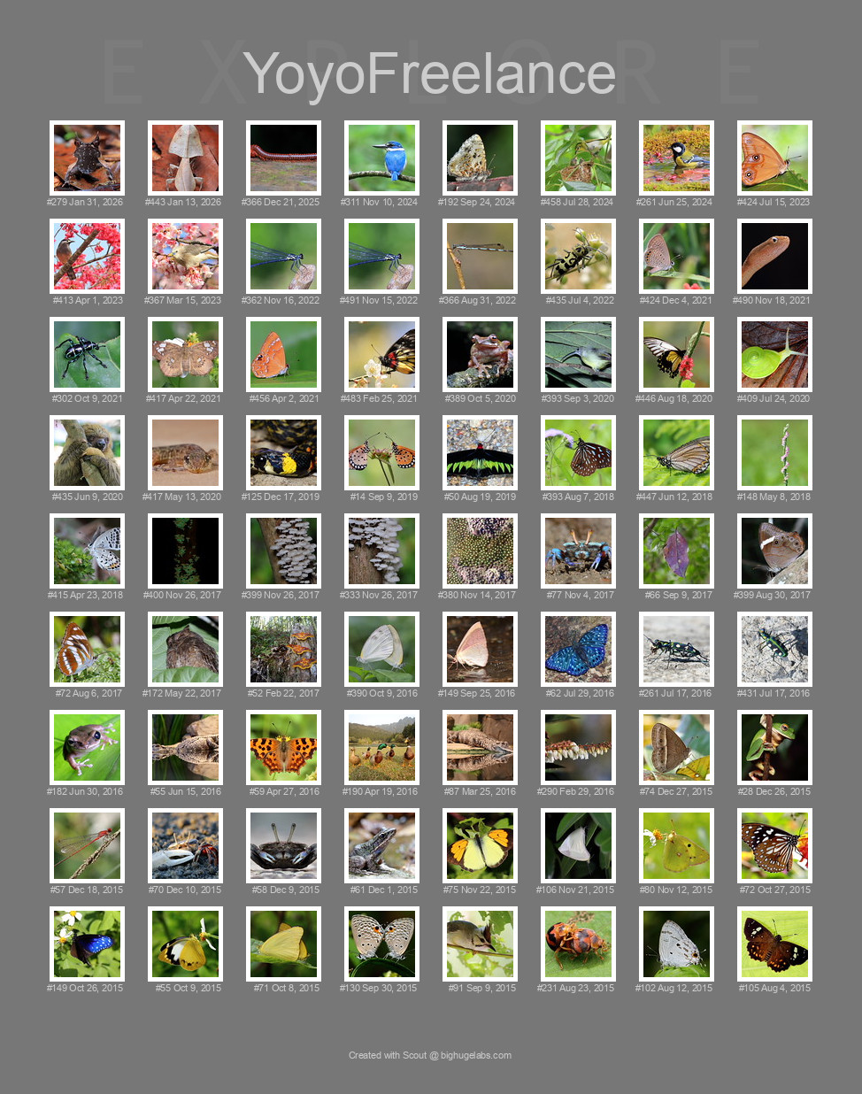 Find your photos in Flickr's Explore pages. Make a unique poster to show the world your achievement.