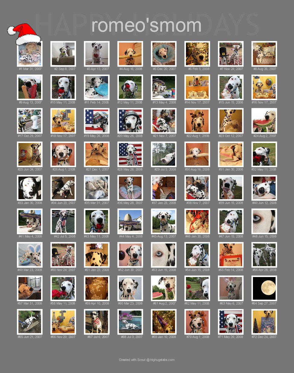 Find your photos in Flickr's Explore pages. Make a unique poster to show the world your achievement.