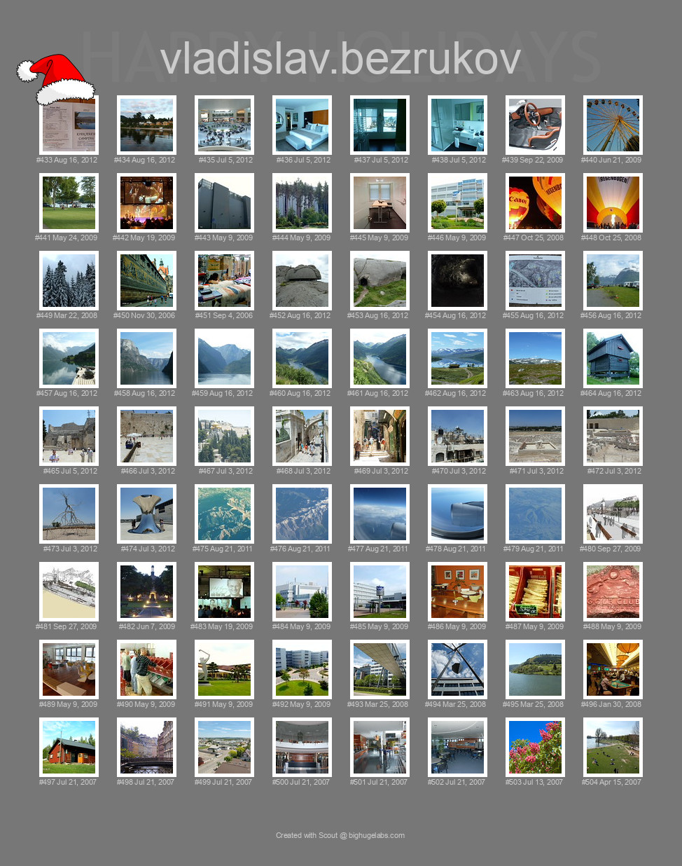 Find your photos in Flickr's Explore pages. Make a unique poster to show the world your achievement.