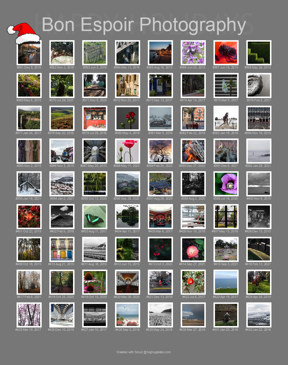 Find your photos in Flickr's Explore pages. Make a unique poster to show the world your achievement.