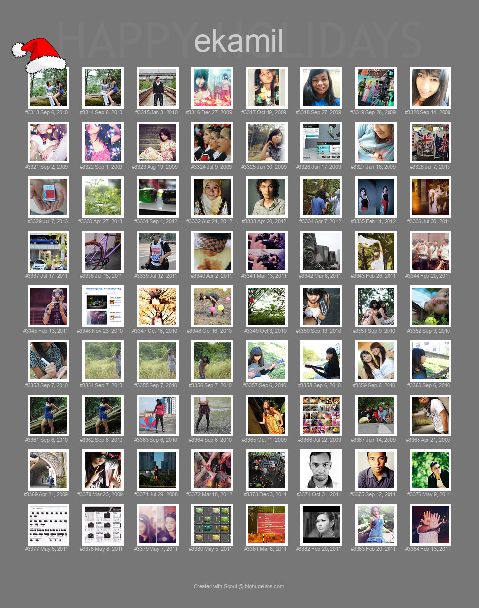 Find your photos in Flickr's Explore pages. Make a unique poster to show the world your achievement.