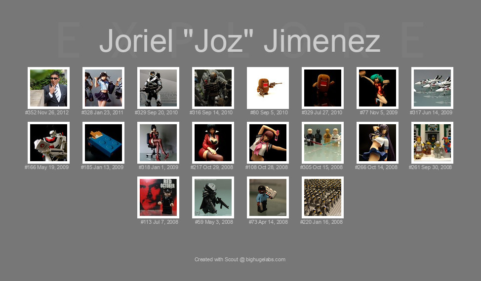 Find your photos in Flickr's Explore pages. Make a unique poster to show the world your achievement.