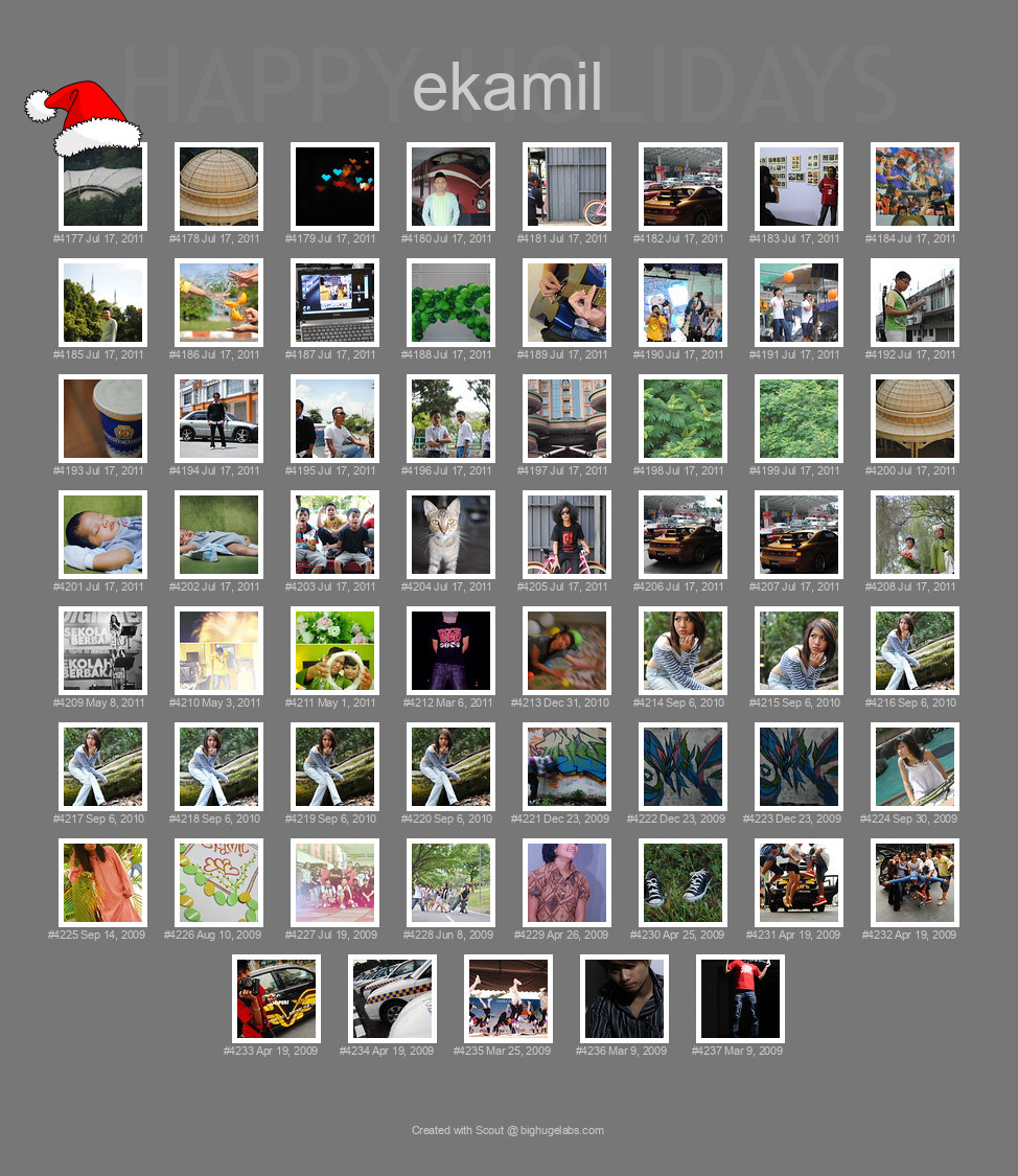 Find your photos in Flickr's Explore pages. Make a unique poster to show the world your achievement.