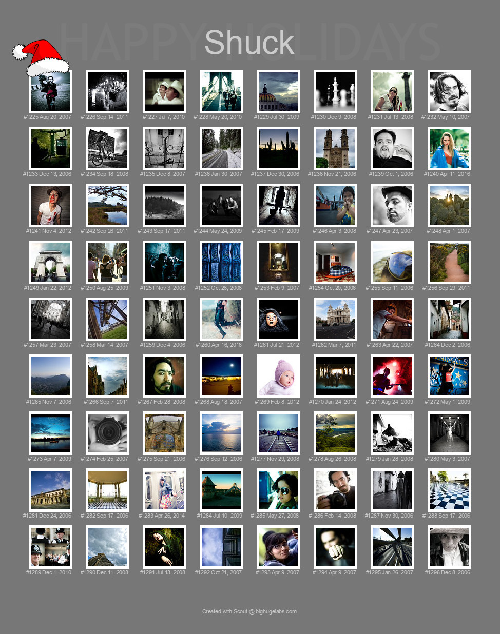 Find your photos in Flickr's Explore pages. Make a unique poster to show the world your achievement.