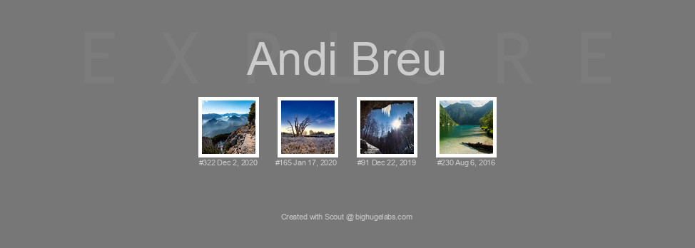 Find your photos in Flickr's Explore pages. Make a unique poster to show the world your achievement.