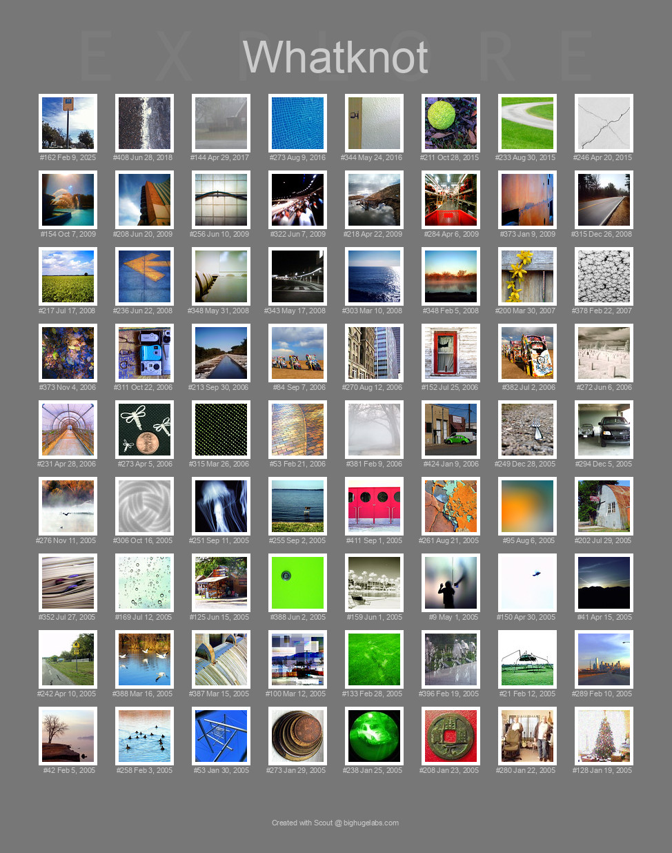 Find your photos in Flickr's Explore pages. Make a unique poster to show the world your achievement.