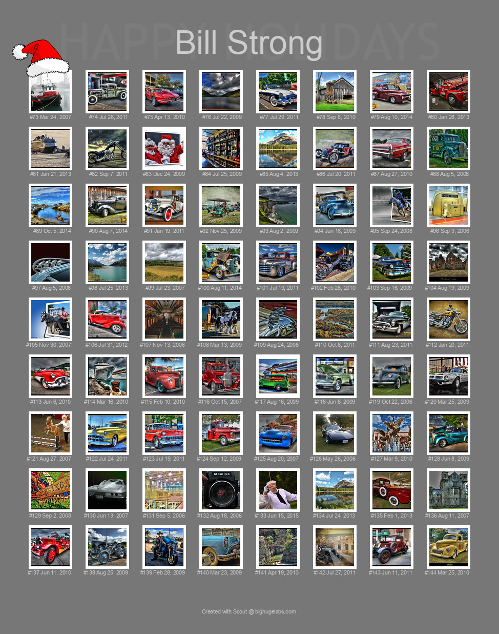 Find your photos in Flickr's Explore pages. Make a unique poster to show the world your achievement.