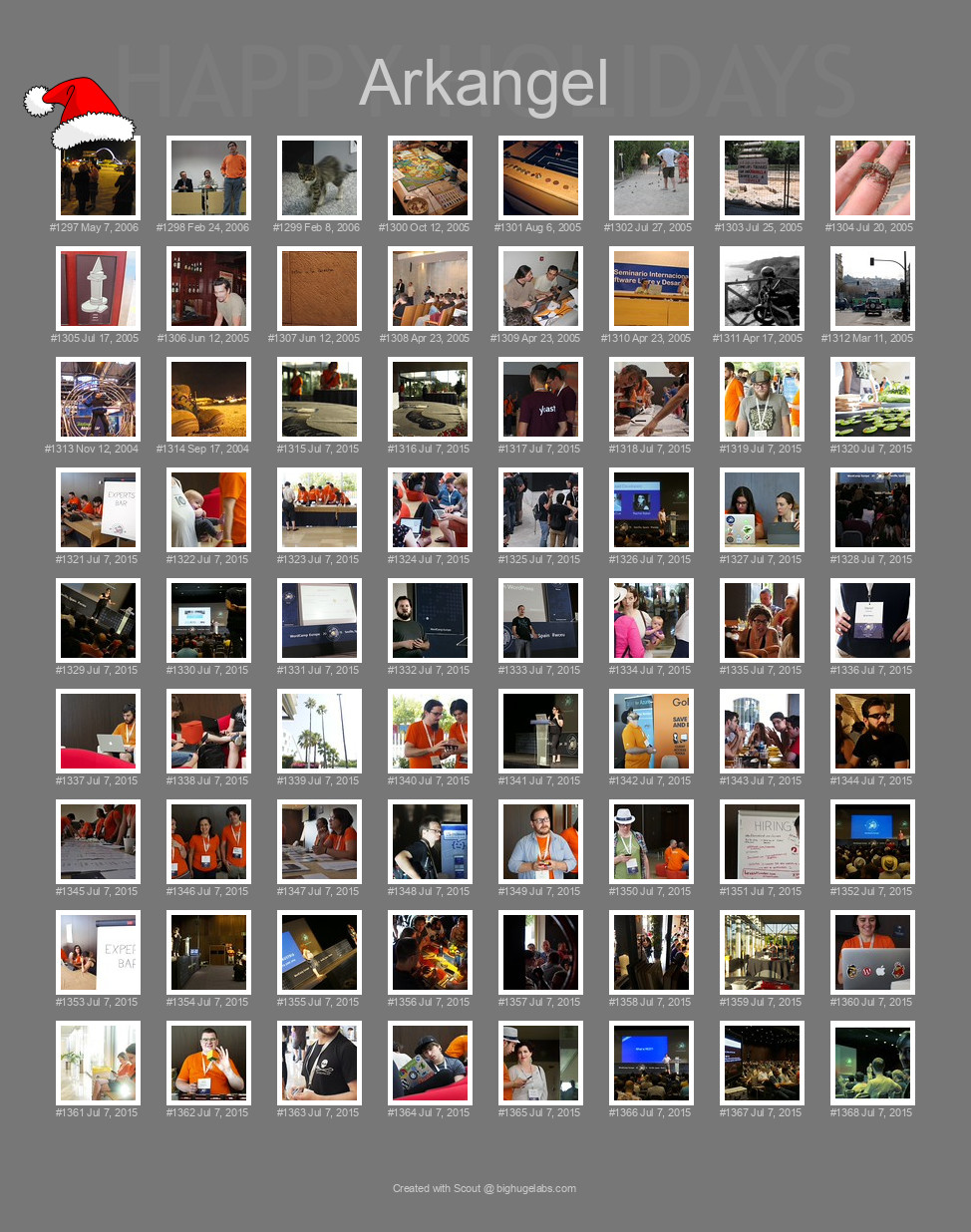 Find your photos in Flickr's Explore pages. Make a unique poster to show the world your achievement.