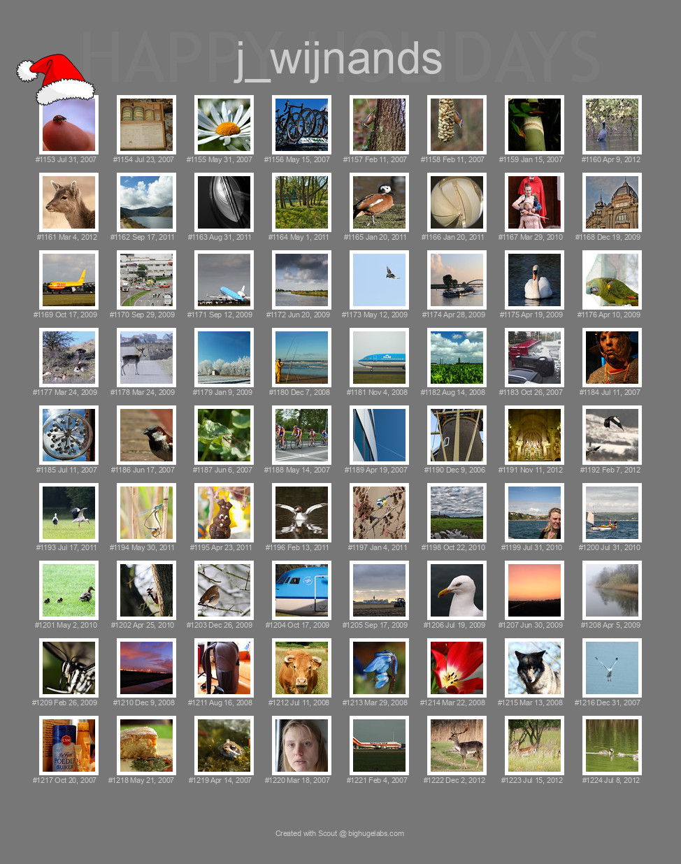 Find your photos in Flickr's Explore pages. Make a unique poster to show the world your achievement.