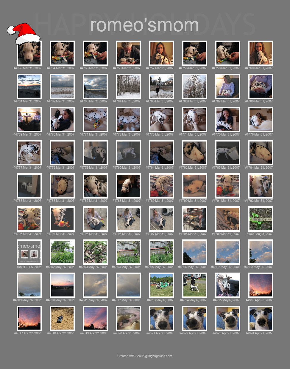 Find your photos in Flickr's Explore pages. Make a unique poster to show the world your achievement.