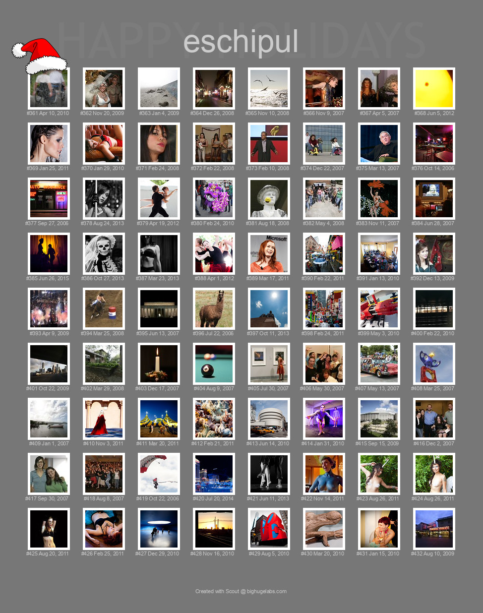Find your photos in Flickr's Explore pages. Make a unique poster to show the world your achievement.