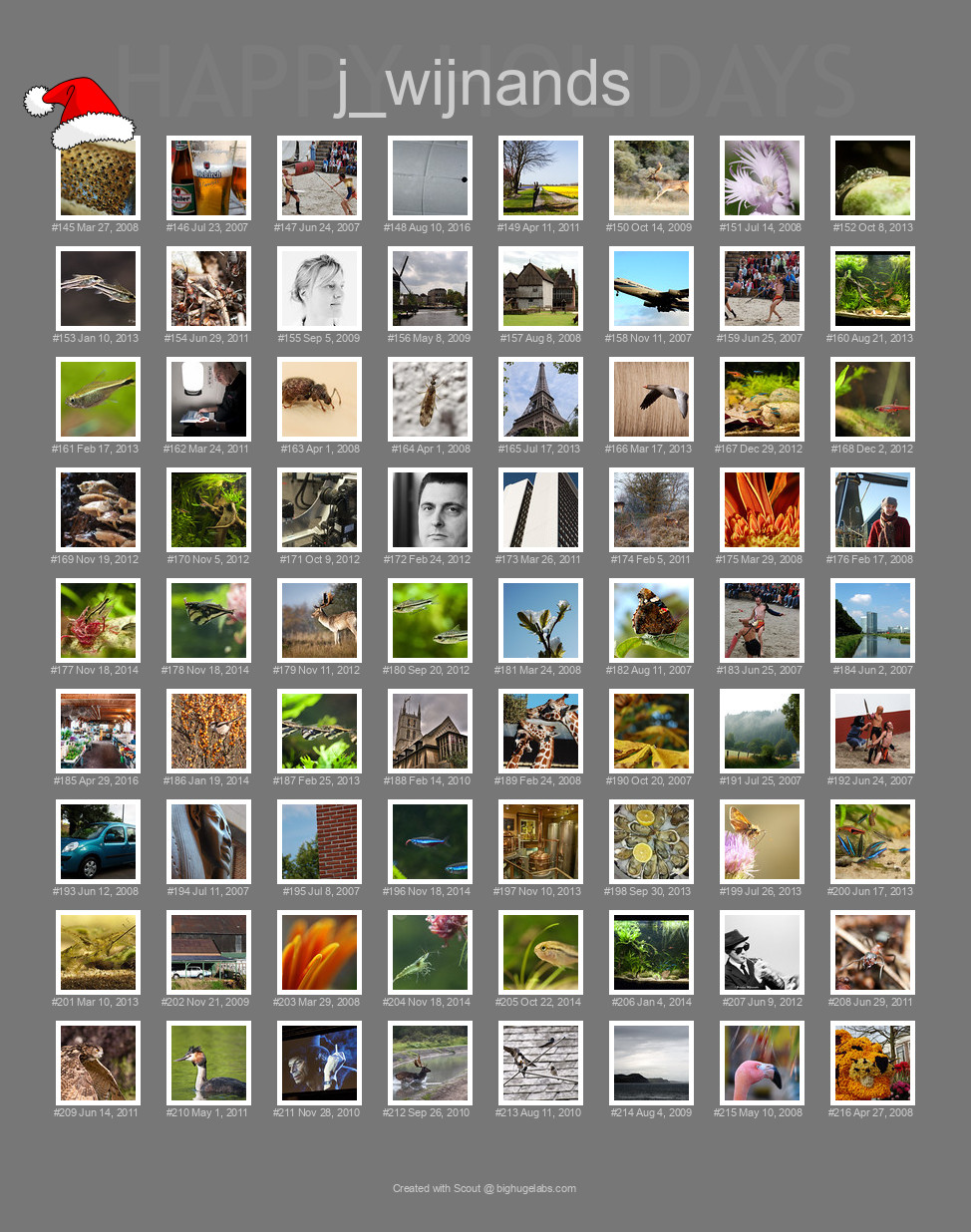Find your photos in Flickr's Explore pages. Make a unique poster to show the world your achievement.