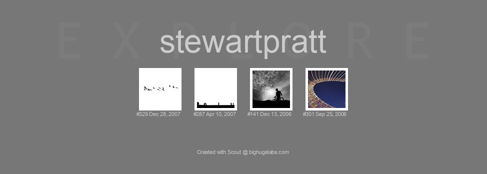 Find your photos in Flickr's Explore pages. Make a unique poster to show the world your achievement.