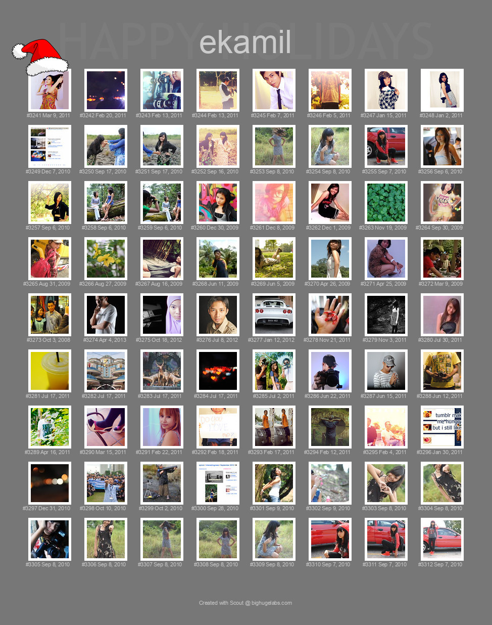 Find your photos in Flickr's Explore pages. Make a unique poster to show the world your achievement.