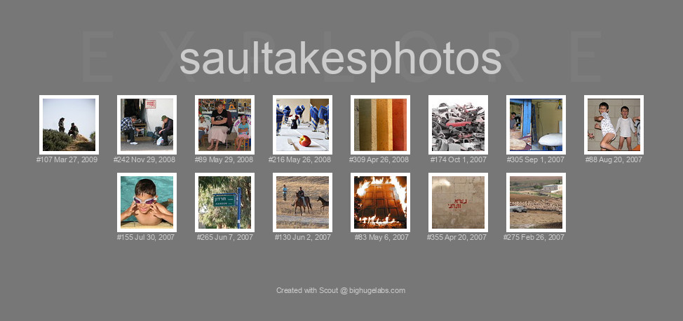 Find your photos in Flickr's Explore pages. Make a unique poster to show the world your achievement.