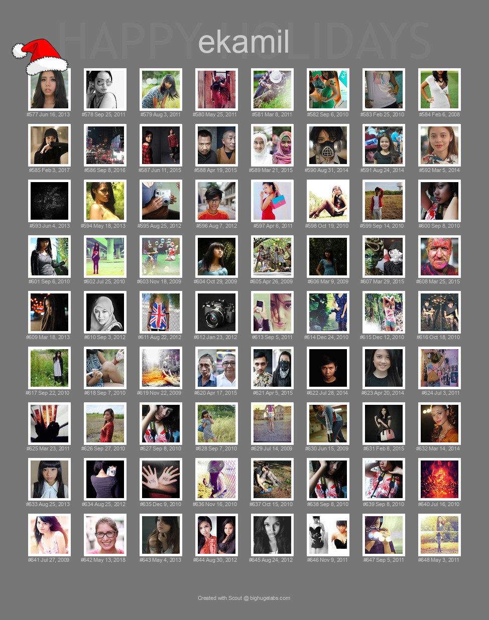 Find your photos in Flickr's Explore pages. Make a unique poster to show the world your achievement.