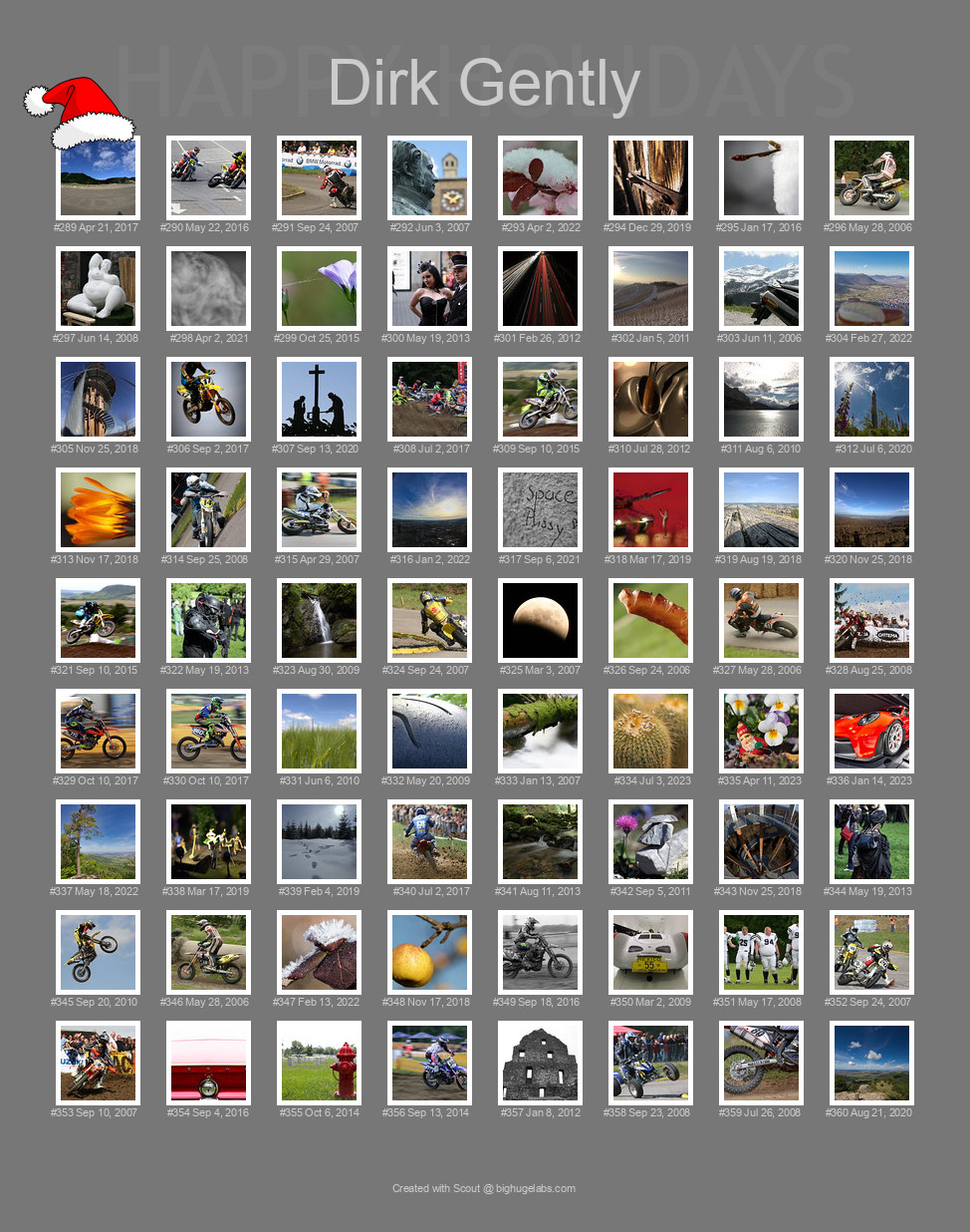 Find your photos in Flickr's Explore pages. Make a unique poster to show the world your achievement.