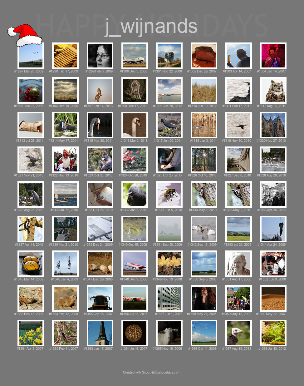 Find your photos in Flickr's Explore pages. Make a unique poster to show the world your achievement.