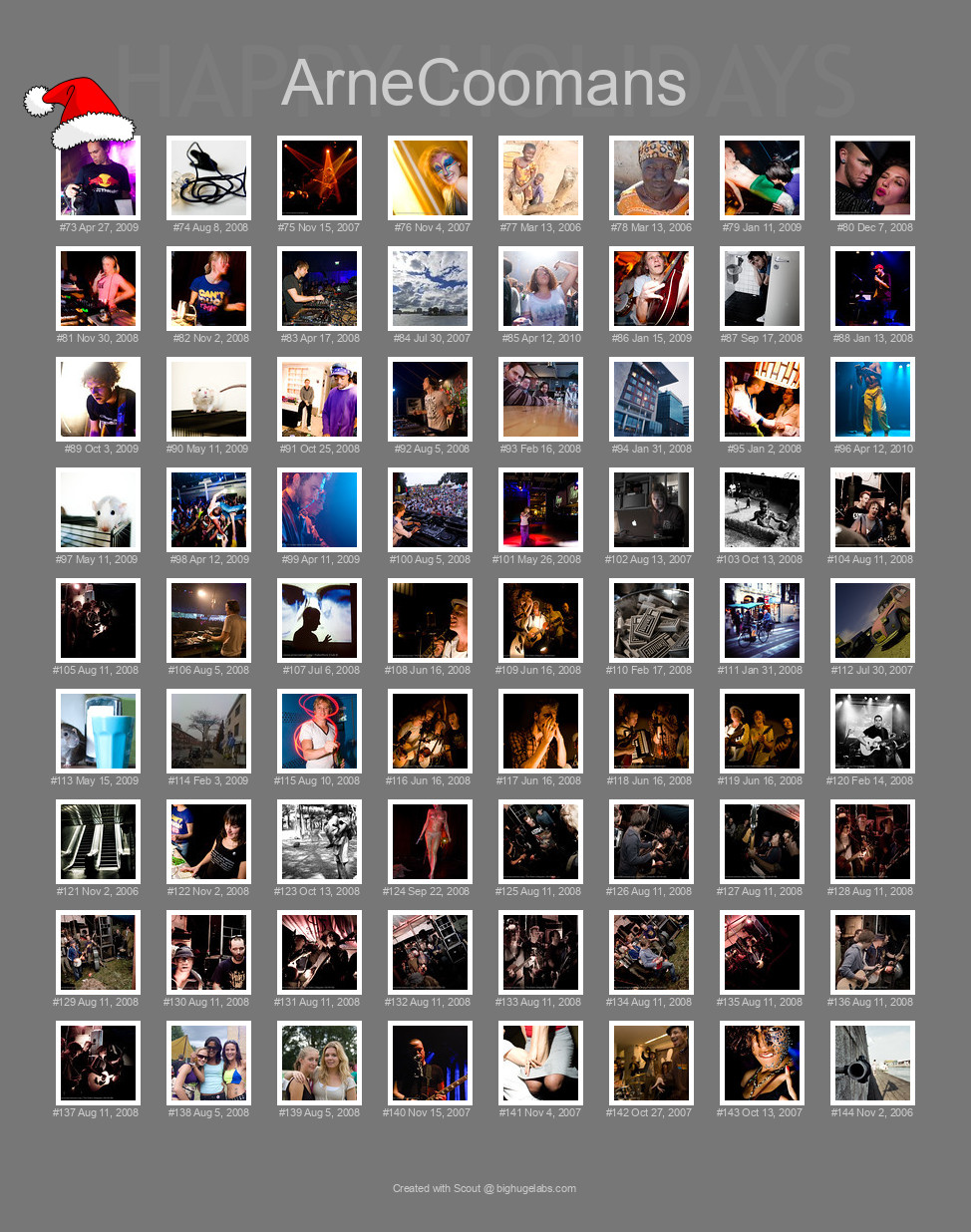 Find your photos in Flickr's Explore pages. Make a unique poster to show the world your achievement.