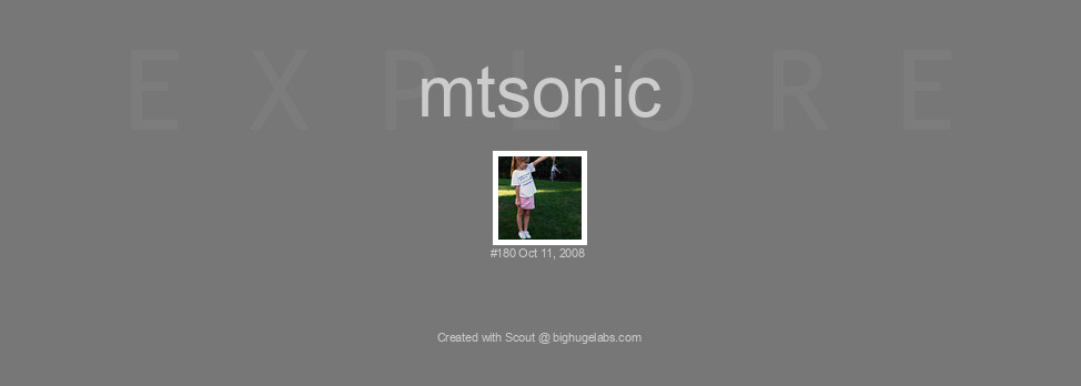 Find your photos in Flickr's Explore pages. Make a unique poster to show the world your achievement.