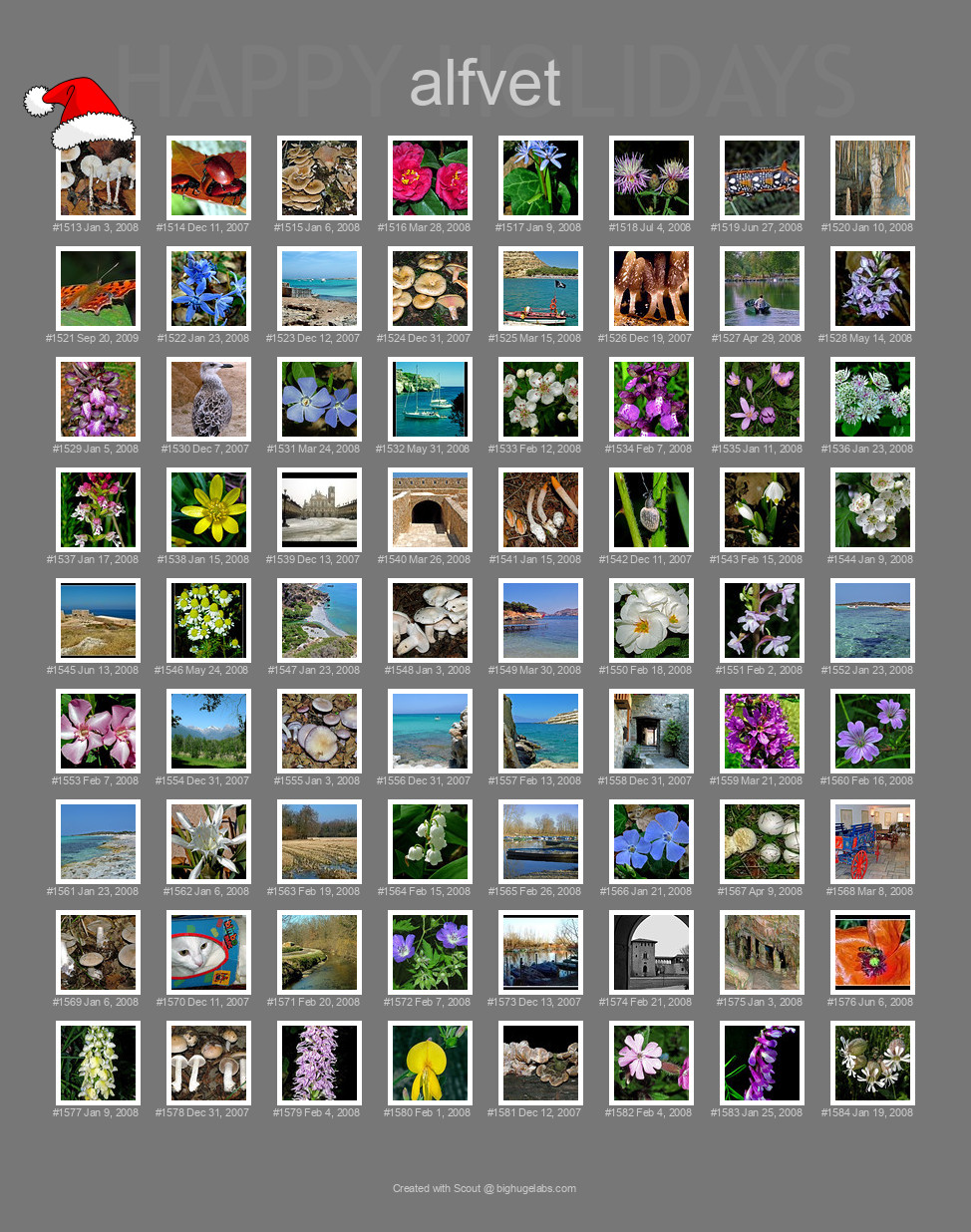 Find your photos in Flickr's Explore pages. Make a unique poster to show the world your achievement.