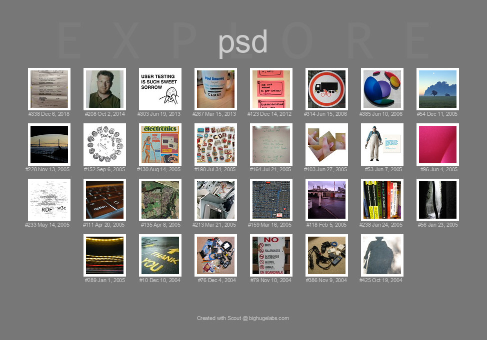 Find your photos in Flickr's Explore pages. Make a unique poster to show the world your achievement.