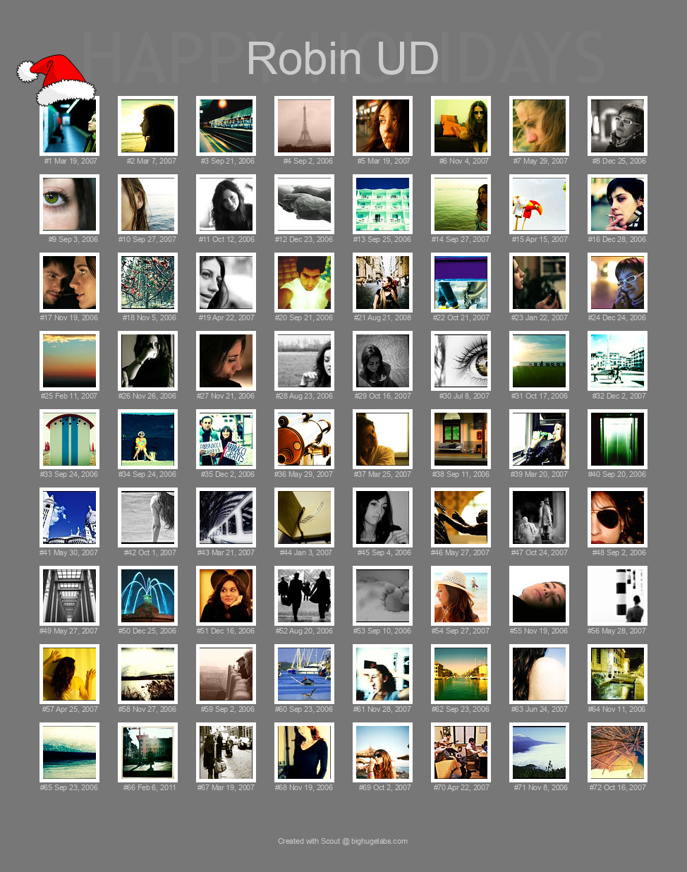 Find your photos in Flickr's Explore pages. Make a unique poster to show the world your achievement.