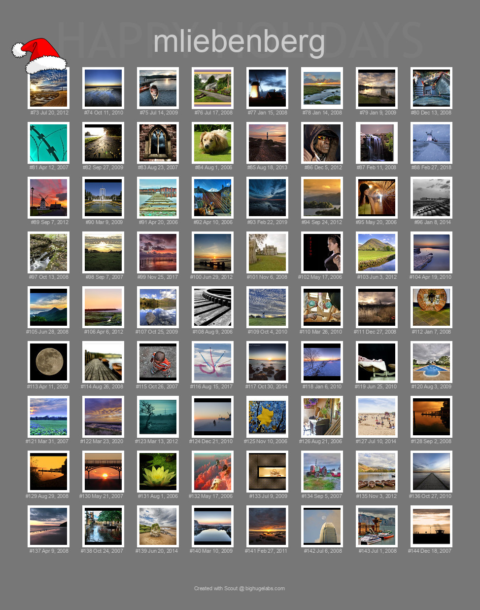 Find your photos in Flickr's Explore pages. Make a unique poster to show the world your achievement.