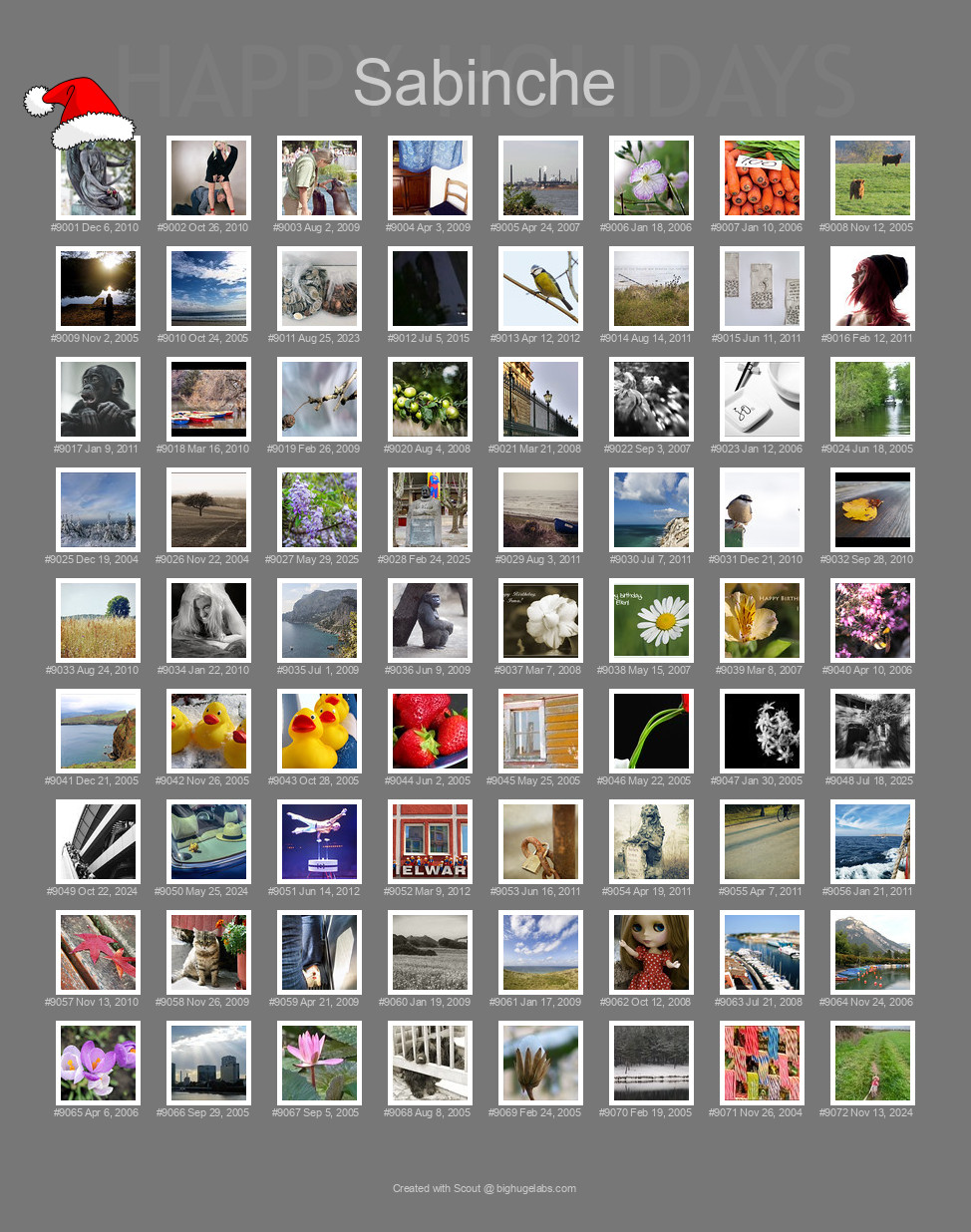 Find your photos in Flickr's Explore pages. Make a unique poster to show the world your achievement.