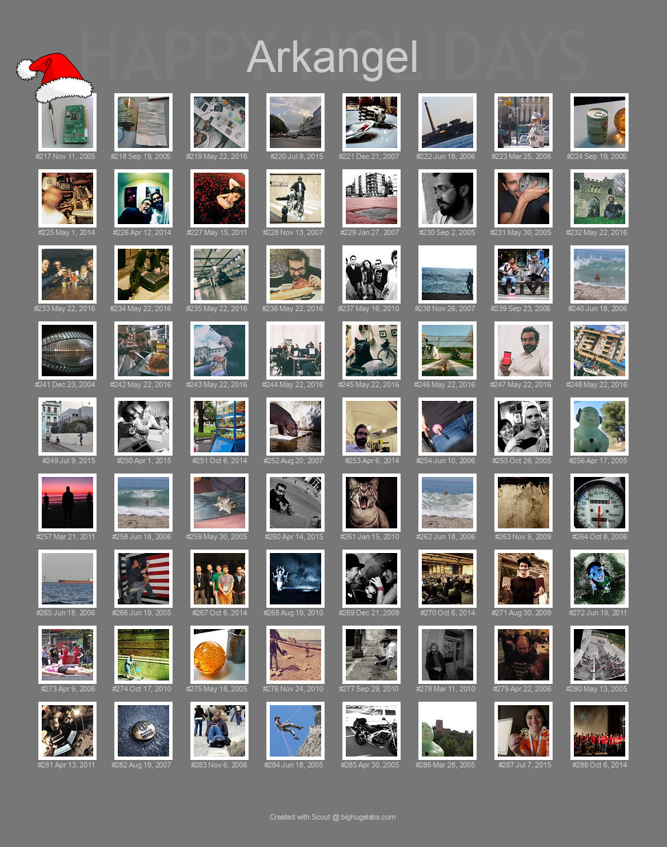 Find your photos in Flickr's Explore pages. Make a unique poster to show the world your achievement.