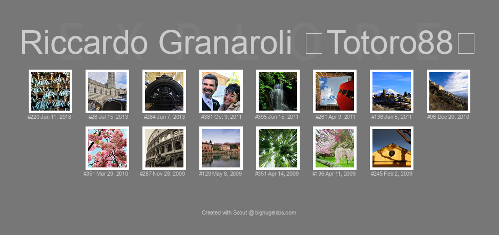 Find your photos in Flickr's Explore pages. Make a unique poster to show the world your achievement.