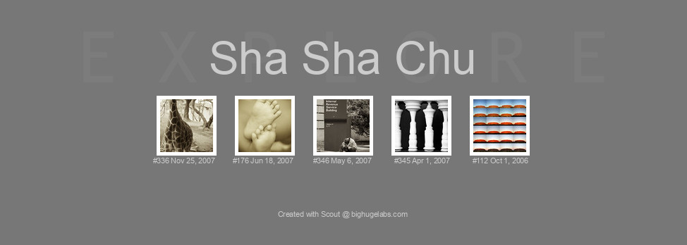 Find your photos in Flickr's Explore pages. Make a unique poster to show the world your achievement.