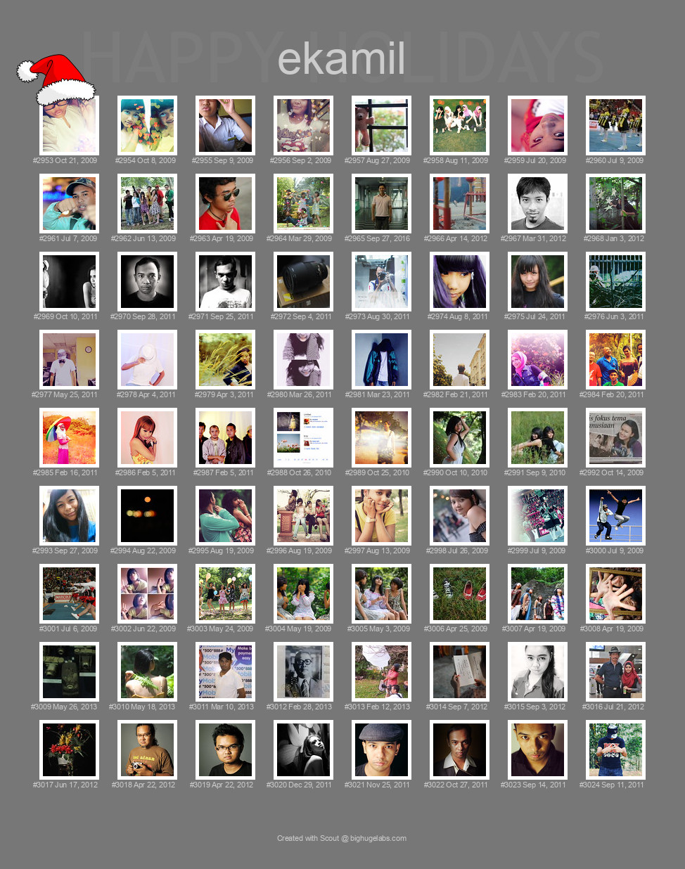 Find your photos in Flickr's Explore pages. Make a unique poster to show the world your achievement.