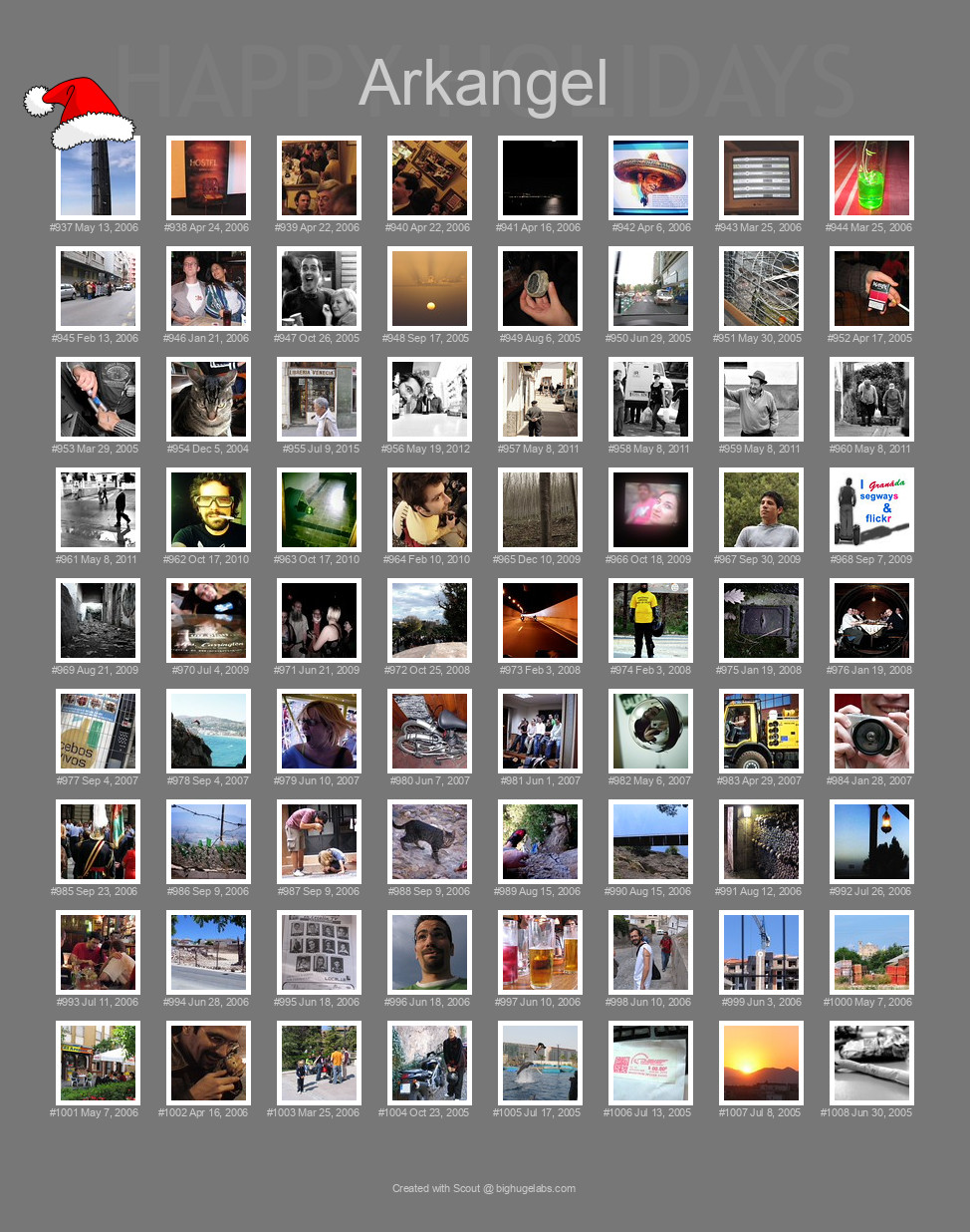 Find your photos in Flickr's Explore pages. Make a unique poster to show the world your achievement.