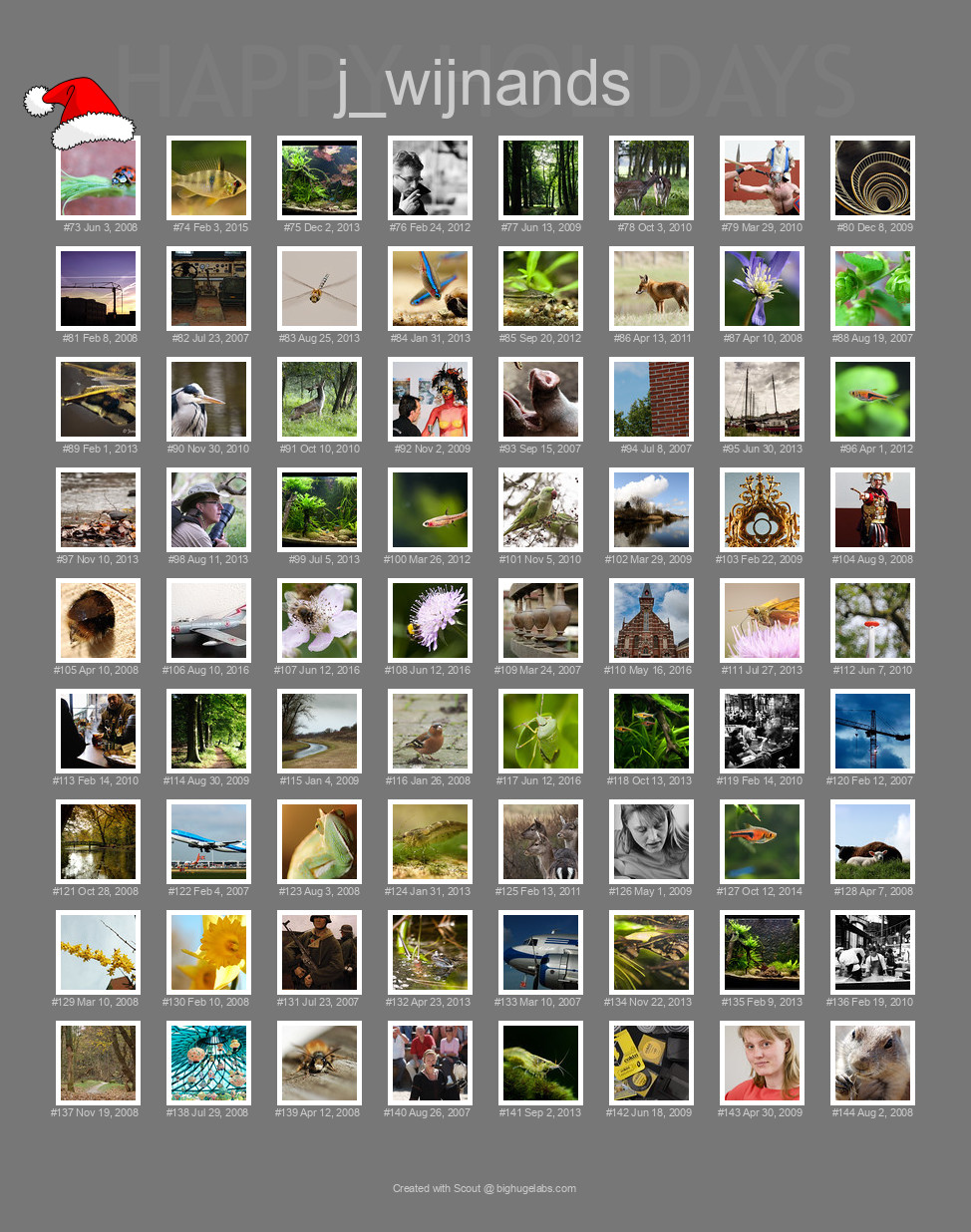 Find your photos in Flickr's Explore pages. Make a unique poster to show the world your achievement.