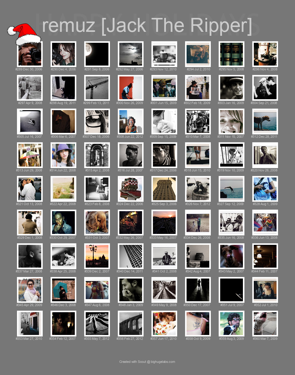 Find your photos in Flickr's Explore pages. Make a unique poster to show the world your achievement.