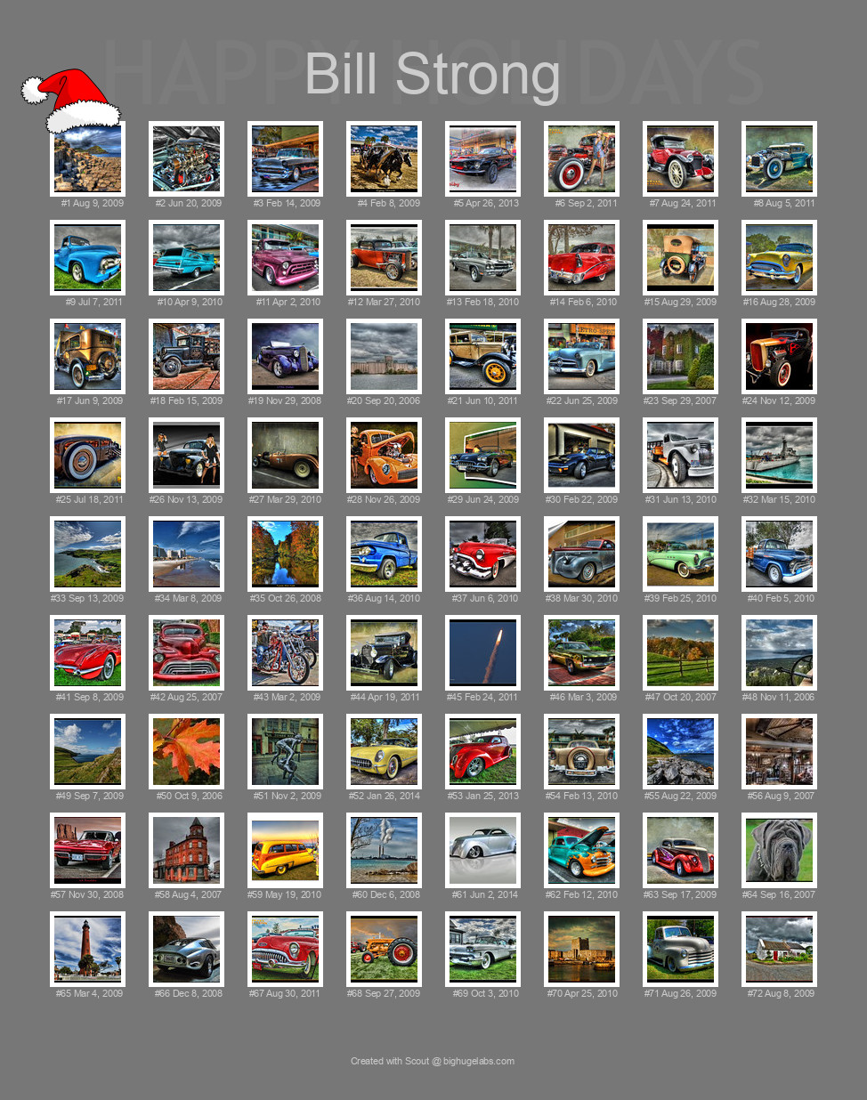 Find your photos in Flickr's Explore pages. Make a unique poster to show the world your achievement.