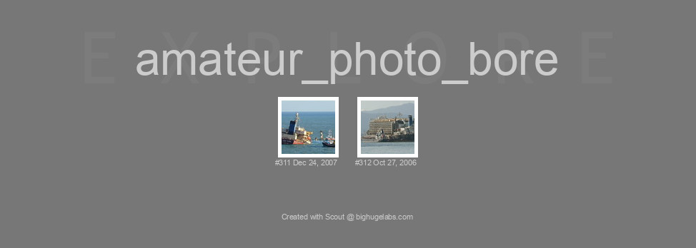 Find your photos in Flickr's Explore pages. Make a unique poster to show the world your achievement.