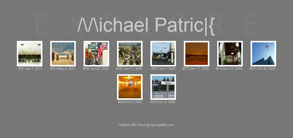 Find your photos in Flickr's Explore pages. Make a unique poster to show the world your achievement.