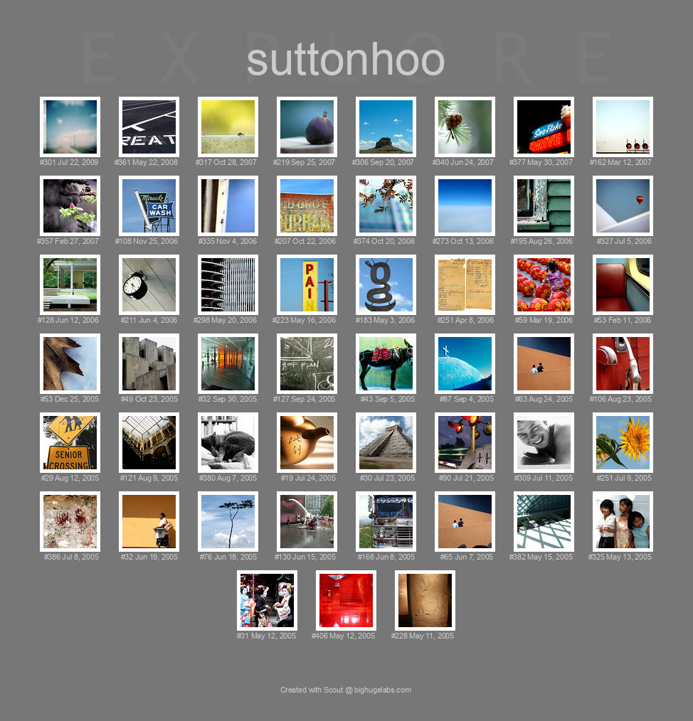 Find your photos in Flickr's Explore pages. Make a unique poster to show the world your achievement.