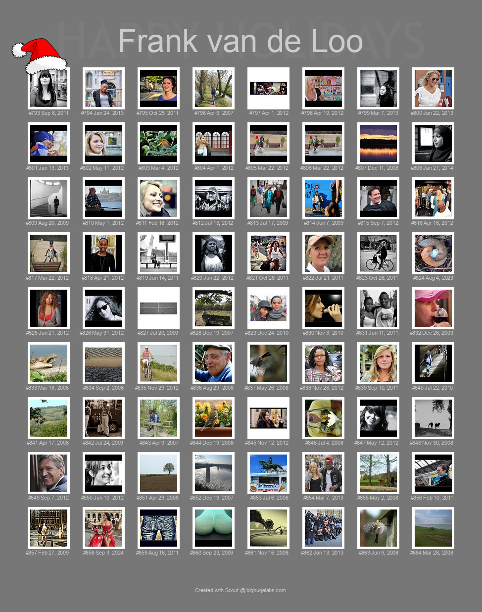 Find your photos in Flickr's Explore pages. Make a unique poster to show the world your achievement.