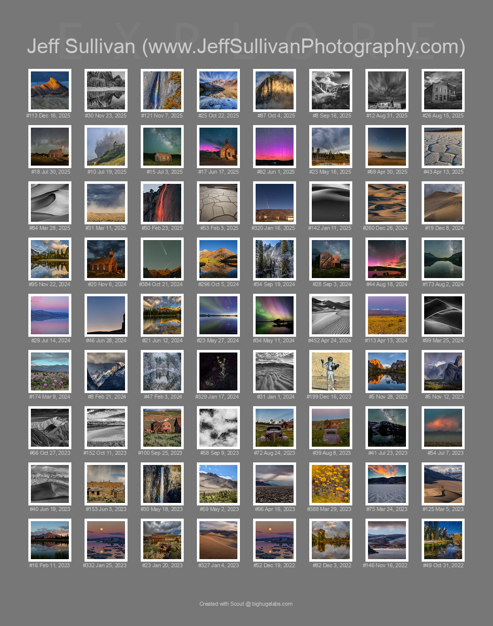 Find your photos in Flickr's Explore pages. Make a unique poster to show the world your achievement.