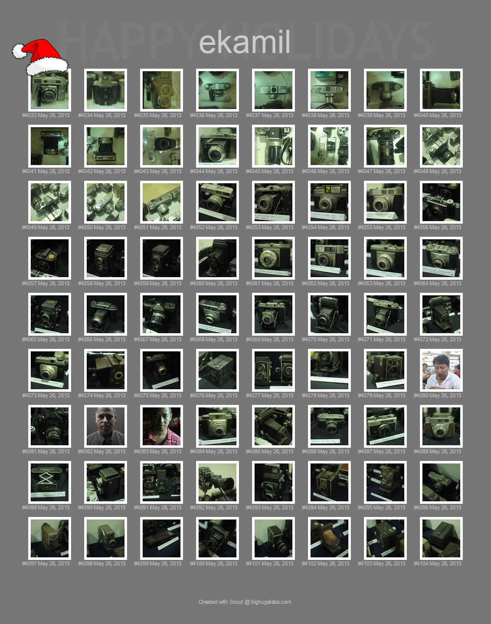 Find your photos in Flickr's Explore pages. Make a unique poster to show the world your achievement.