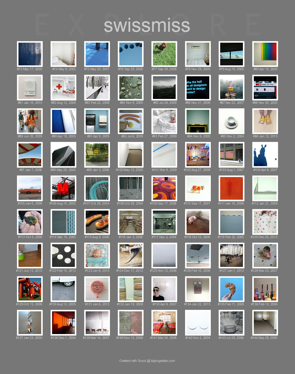 Find your photos in Flickr's Explore pages. Make a unique poster to show the world your achievement.