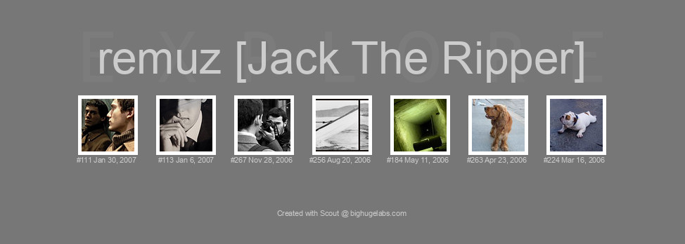 Find your photos in Flickr's Explore pages. Make a unique poster to show the world your achievement.
