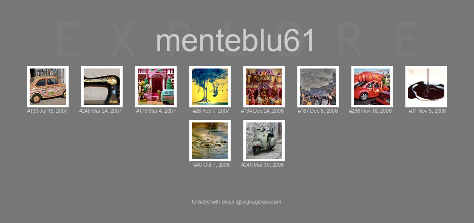 Find your photos in Flickr's Explore pages. Make a unique poster to show the world your achievement.