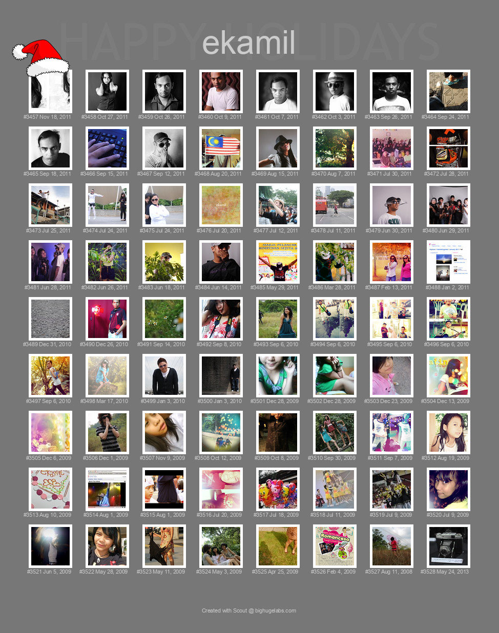 Find your photos in Flickr's Explore pages. Make a unique poster to show the world your achievement.