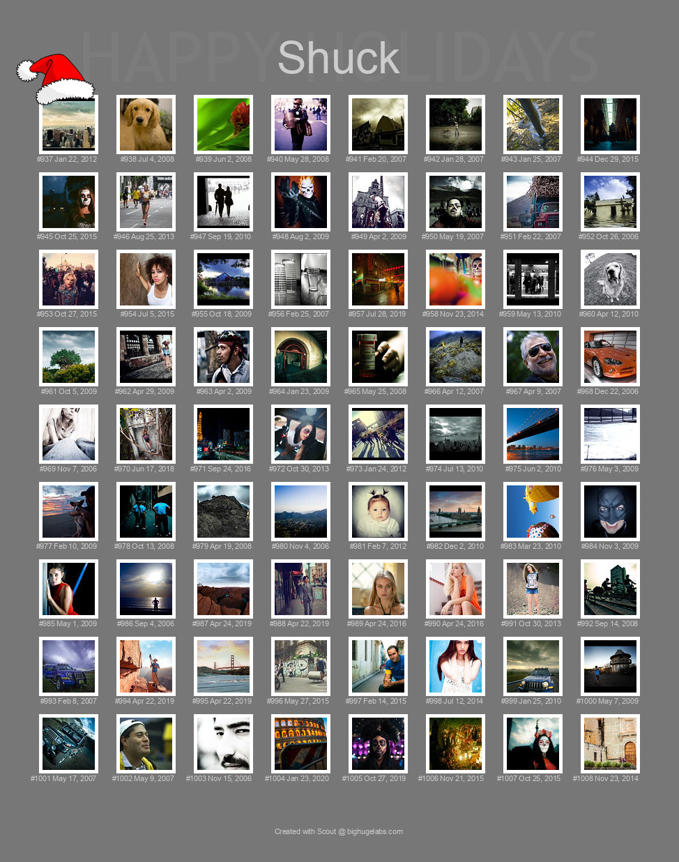 Find your photos in Flickr's Explore pages. Make a unique poster to show the world your achievement.