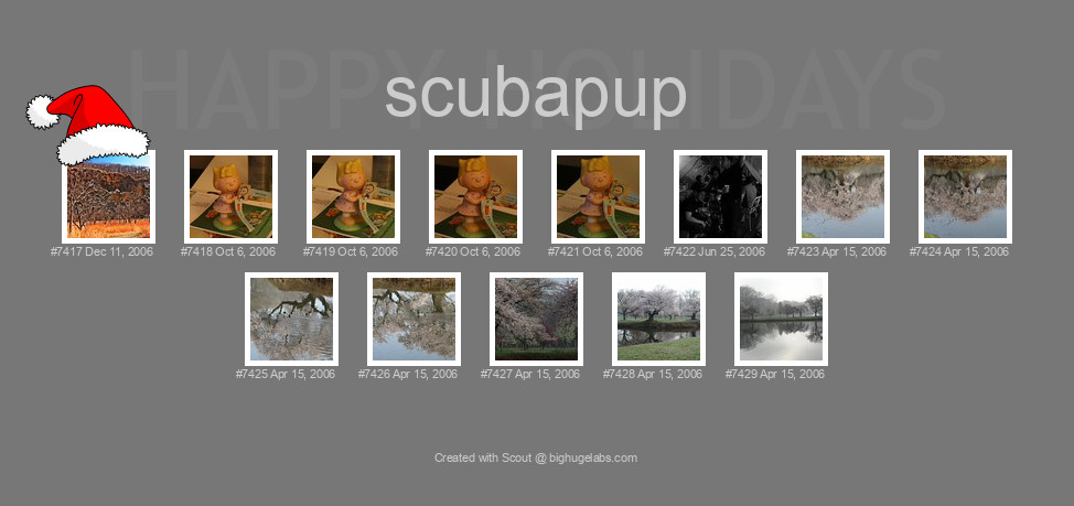 Find your photos in Flickr's Explore pages. Make a unique poster to show the world your achievement.